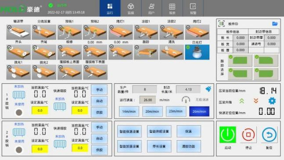 Máquina automática de banda de borde de alta velocidad de trabajo pesado